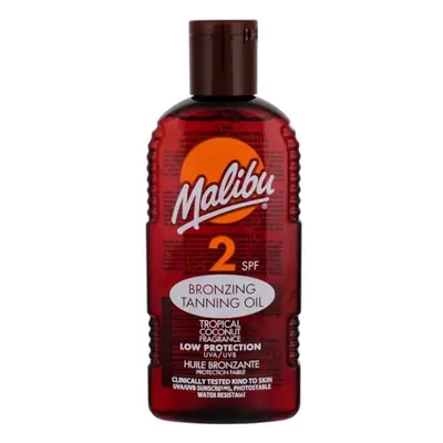 Malibu - Bronzing Tanning Oil SPF2 - Tanning Spray 200ml