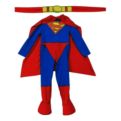 (S, Red/Blue) Superman Childrens/Kids Logo Costume