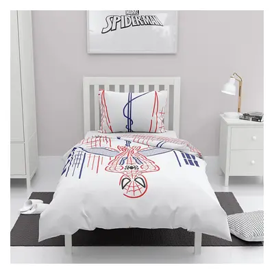 Marvel Comics Spiderman Single Duvet Cover Set Reversible 100% Cotton Bedding