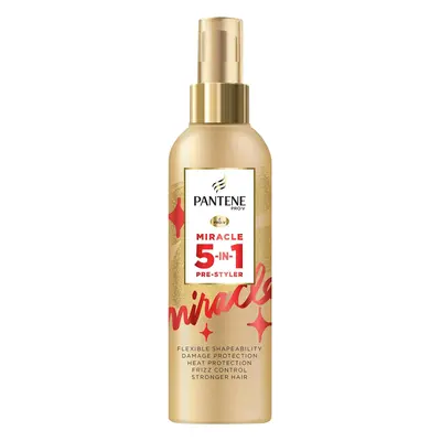 PANTENE Heat Protection Spray Leave In Conditioner 5-In-1 200ml Styling Hairspray Primer Shaping