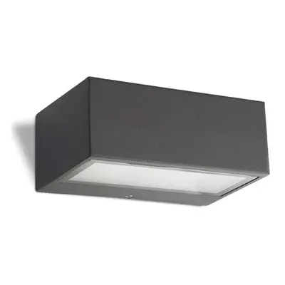 Leds-C4 Nemesis Aluminium - Light Outdoor Wall Light Urban grey IP44