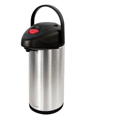 Stainless Steel AIR Pot Flask Tea Coffee Pump Action Vacuum Thermos (5 LTR Airpot Flask)