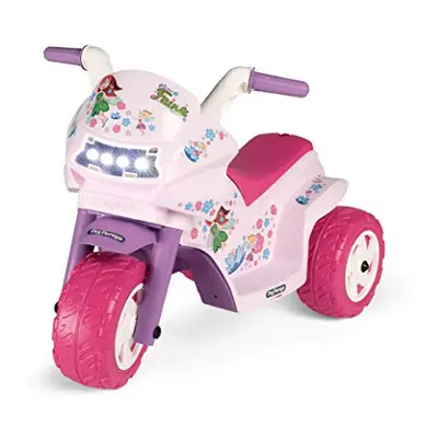 Peg Perego Children's 6V Mini Fairy Three-Wheel Motorbike, Pink