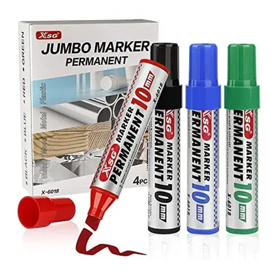 Permanent Marker Pens, Assorted Ink Colours Acrylic Paint Marker Broad, chisel tip mm JUMBO Size