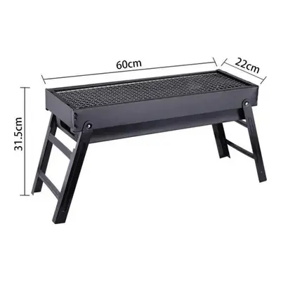 (as the picture) Folding Portable Charcoal Outdoor Camping Picnic Burner Large 60cm Bbq Barbecue