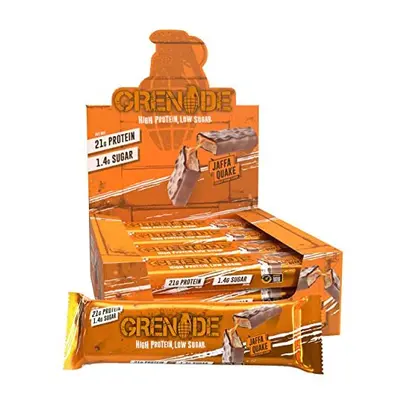 Grenade High Protein, Low Sugar Bar - Jaffa Quake, x g