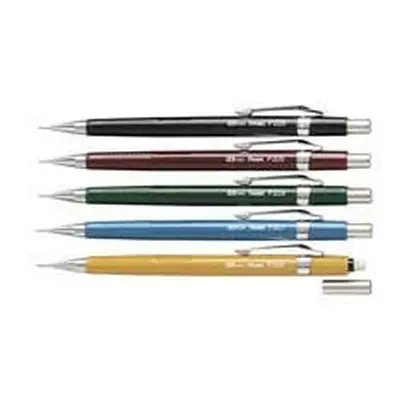 Automatic Pencil Refillable 0.9 mm Yellow Qty:12