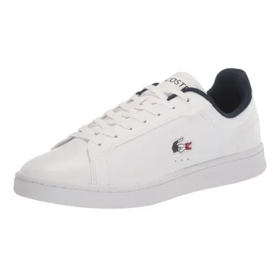 LacosteMensCarnaby SneakerWhite/Navy/Red10.5