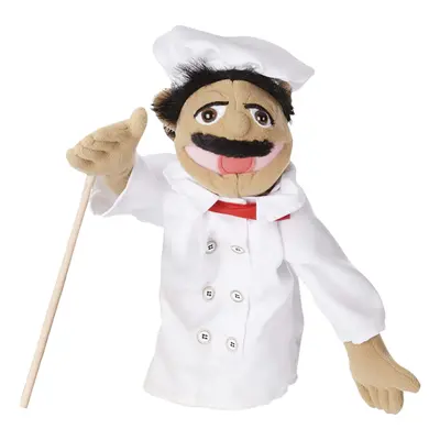 Melissa & Doug Chef Puppet (Al Dente) with Detachable Wooden Rod - Pretend Play Chef Puppet Chef