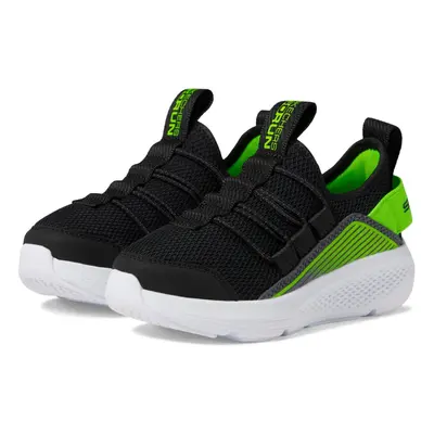 Skechers Boy's GO Run Elevate Sneaker Black/Lime Little Kid