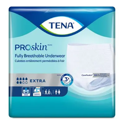 Tena Protective Underwear, Regular Absorbency, 68-80in, XXL, Case/48