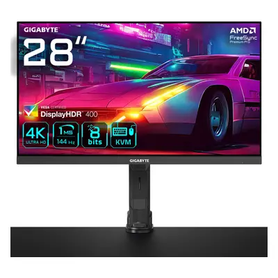 M28U 28" 4K UHD Arm Edition Gaming Monitor - x 2160, 144Hz, 1ms, cd/mÃÂ², FreeSync Premium Pro,