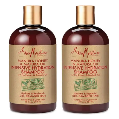 Shea Moisture Manuka Honey & Mafura Oil Intensive Hydration Shampoo Fl Oz Pack of