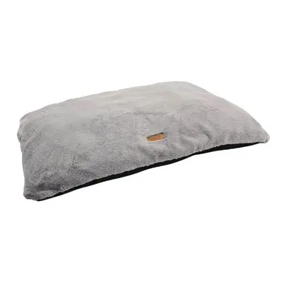 (Grey) HugglePets Luxury Plush Dog Cushion Bed