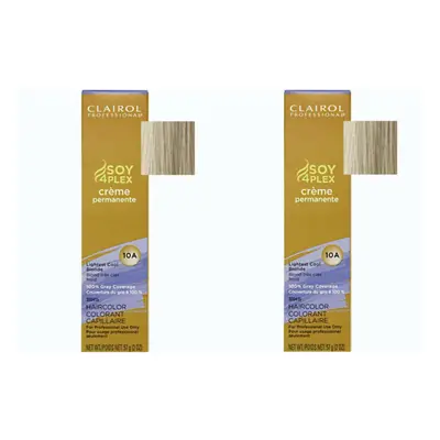 (10A - Pack of 2) Clairol Soy 4plex Lightest Cool Blonde 10A