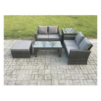 Fimous Pieces Garden Furniture Sets Poly Rattan Outdoor Patio Furniture PE Wicker Furniture Set 