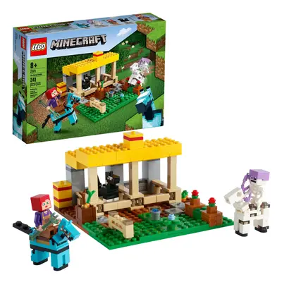 LEGO Minecraft The Horse Stable Building Kit; Fun Minecraft Farm