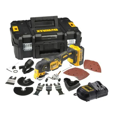 Dewalt DCS355M1 18v XR Brushless Oscillating Multi Tool + Accessory Kit TSTAK