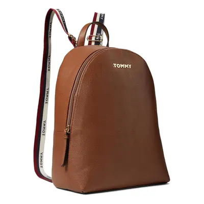 Tommy Hilfiger Reese II Medium Dome Backpack Pebble PVC Cognac One Siz