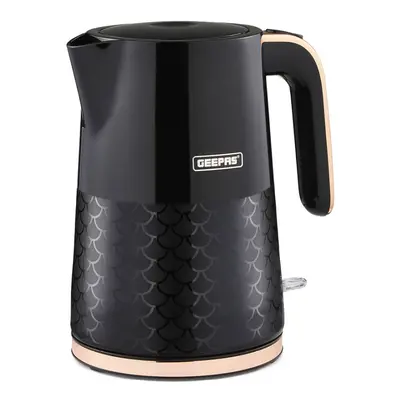 GEEPAS 1.7L Illuminating Electric Kettle 3000W Rapid Boil Cordless Kettle