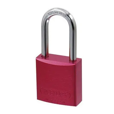 ABUS KA45239 72/40 HB40 Aluminium Padlock 40mm Long Shackle Red Keyed TT0216262