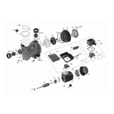 Certikin Pump Flange - 1.5Hp & 3Hp Pumps (SPHSP71L)