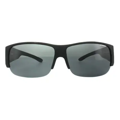 Polaroid Suncovers Fitover Sunglasses PLD 9007/S DL5 Y2 Black Grey Polarized