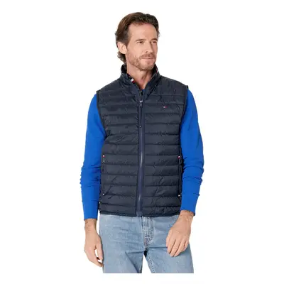 Tommy Hilfiger Men's Adaptive Packable Vest with Zipper Closure Deser