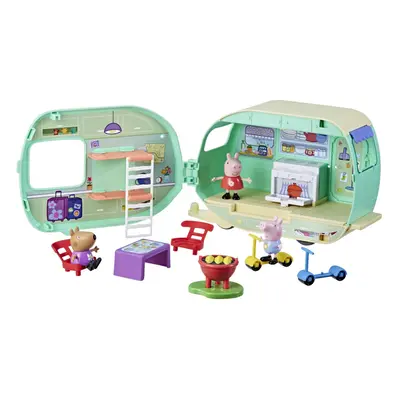 Peppa Pig Caravan Playset with Figures and Accessories Preschool