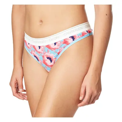 Calvin Klein Women's CK One Cotton Thong Panty Prosper Floral Print P