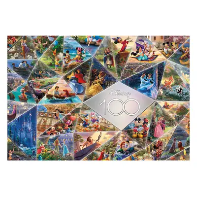 Ceaco Disneys 100th Anniversary Thomas Kinkade 100th Anniversary Collage Piece Jigsaw Puzzle