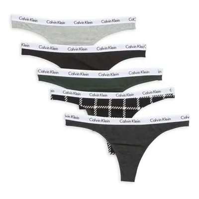 Calvin Klein Women`s Underwear Carousel Thong Pack (B(QP2140-006)/G