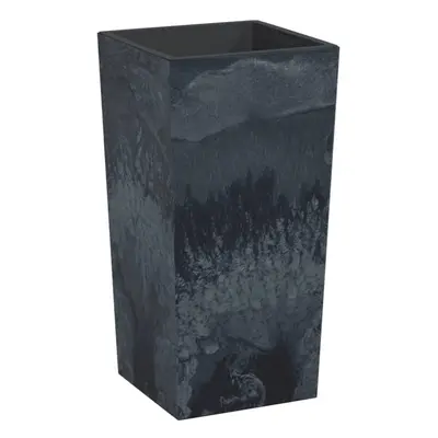 (anthracite, 26.5 l) vidaXL Planter with Removable Inner Raised Bed Plant Pot PP Concrete Look