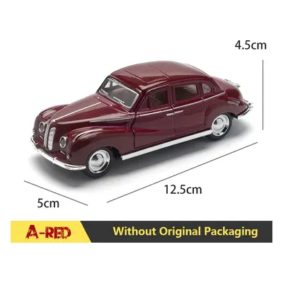 ((BM)A.Red) 1:32 Alloy Diecast Mustang GT Classic Vintage Car Model Pull Back Car Miniature Vehi