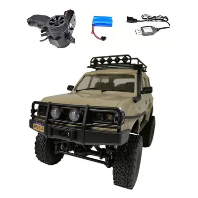 (C54-1 Yellow) WPL C54-1 4WD 2.4G Off-road Car LC80 Remote Control Car RC Crawler Buggy Moving M