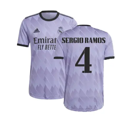 (XXL) Real Madrid Authentic Away Shirt (SERGIO RAMOS 4)