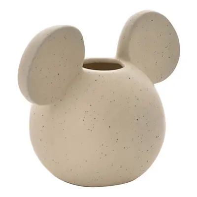 Disney Mickey Head Shaped Natural Speckle Vase