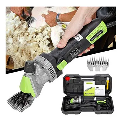 Electric Sheep Shearing Clippers 850W 2400RPM Professional GoatsAlpacaSheep Shear Speed Blade Ti