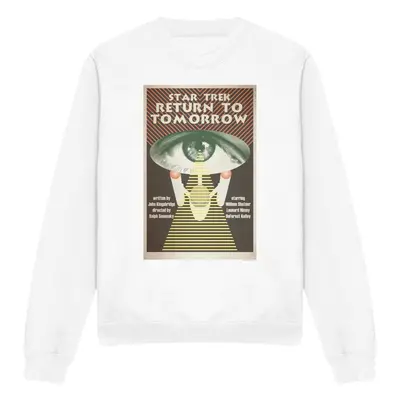 (S, White) Star Trek Unisex Adult The Original Series Episode Sweatshirt