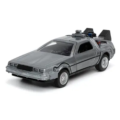 Jada DeLorean DMC (Time Machine) Silver \Back to the Future Part I\" (1985) Movie \"Hollywood Ri