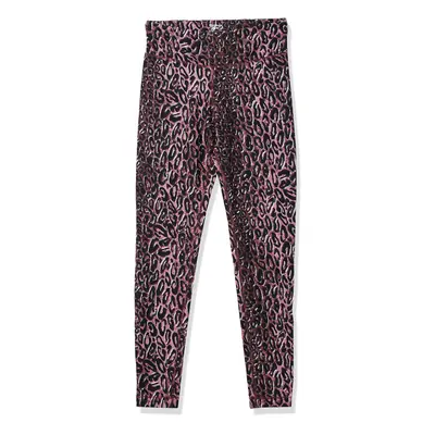 Reebok Women's Standard Lux Leggings Punch Berry/Cheetah Small