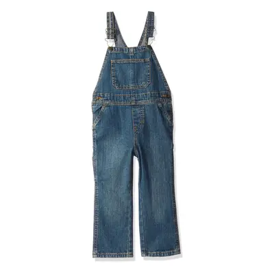 Wrangler Authentics Boys' Toddler Classic Denin Overall, Aged Indigo, 5T