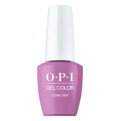 OPI GelColor CosMIC Drop | Opaque Dark Pink Metallic UV Cure Gel Nail Polish | Metallic Mega Mix