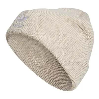 adidas Originals Women's Trefoil Beanie. Alumina Heather/White. One Si