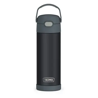 THERMOS FUNTAINER Ounce Stainless Steel Vacuum Insulated Bottle with Wide Spout Lid Matte Charco