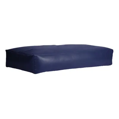 (Blue) Bonkers PU Leather Large Chill Bean Bag