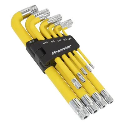 9 Piece Jumbo Spline Key Set - M4 to M18 Sizes - to 228mm Length - Anti-Slip