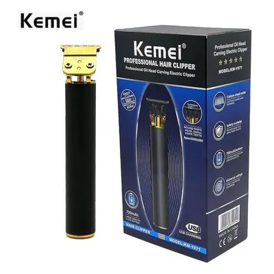 Kemei Pro Li T-Outliner Skeleton Heavy Hitter Cordless Trimmer Men Baldheaded Hair Clipper Finis