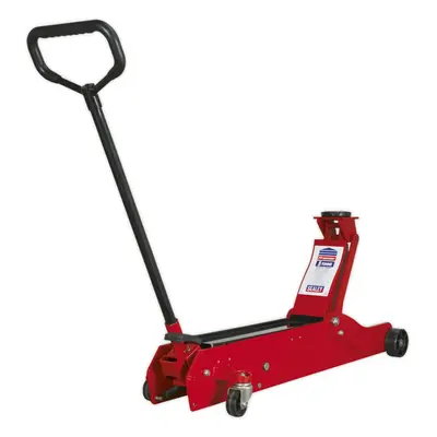 European Style Trolley Jack - Tonne Capacity - 583mm Max Height - Foot Pedal