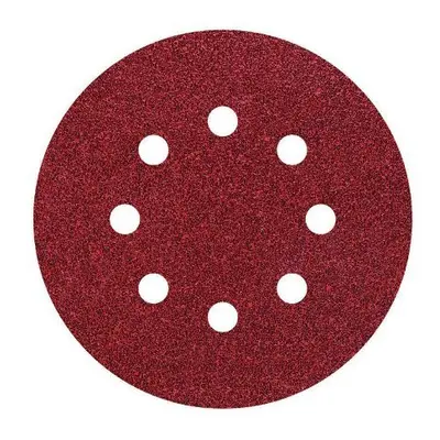 Wolfcraft 125mm Easy Fix Sanding Discs with Corundum 40-Grit